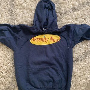 Seinfeld Serenity Now! Women's sweatshirt; M